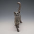 UK Country Artists Walking Cat Sterling Silver Plated Sculpture Figurine