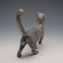 UK Country Artists Walking Cat Sterling Silver Plated Sculpture Figurine