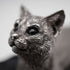 UK Country Artists Walking Cat Sterling Silver Plated Sculpture Figurine