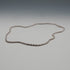 English Vintage Sterling Silver Twisted Rope Chain Necklace 39cm 7.3g
