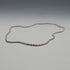 English Vintage Sterling Silver Twisted Rope Chain Necklace 39cm 7.3g