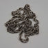 English Vintage Sterling Silver Braided Volume Long Chain Necklace 60cm 28g