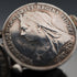 English Vintage Double Sixpence Sterling Silver Tie Clip
