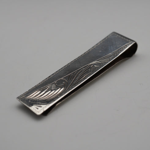 UK Import Vintage Sterling Silver Money Clip 16g