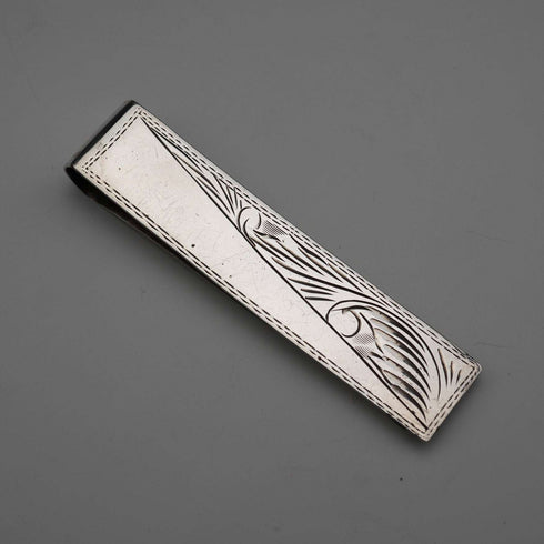 UK Import Vintage Sterling Silver Money Clip 16g