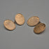 1929 English Vintage 9ct Gold Oval Cufflinks 8.8g Owen Powell