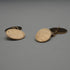 1929 English Vintage 9ct Gold Oval Cufflinks 8.8g Owen Powell