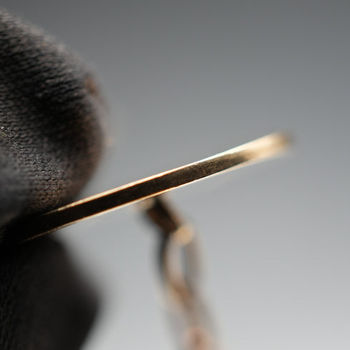 1929 English Vintage 9ct Gold Oval Cufflinks 8.8g Owen Powell