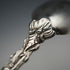 Late 19th Century English Antique Silver Plated Serving Spoon Pair