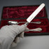 1865 Antique English Sterling Silver Christening Cutlery Set, Total 102g, by George Adams, Cased
