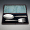 1876 English Antique Silver-Plate Fish Serving Cutlery by Atkin Brothers, Cased