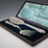 1876 English Antique Silver-Plate Fish Serving Cutlery by Atkin Brothers, Cased
