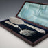 1876 English Antique Silver-Plate Fish Serving Cutlery by Atkin Brothers, Cased