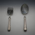 1876 English Antique Silver-Plate Fish Serving Cutlery by Atkin Brothers, Cased