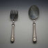 1876 English Antique Silver-Plate Fish Serving Cutlery by Atkin Brothers, Cased