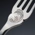 Circa 1899 British Antique Mother-of-Pearl Handle Dessert Cutlery Set for 6, Sterling Silver Accents, Some Damage