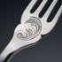 Circa 1899 British Antique Mother-of-Pearl Handle Dessert Cutlery Set for 6, Sterling Silver Accents, Some Damage