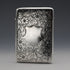 1906 British Antique Sterling Silver Card Case 64g Joseph Gloster