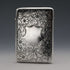 1906 British Antique Sterling Silver Card Case 64g Joseph Gloster
