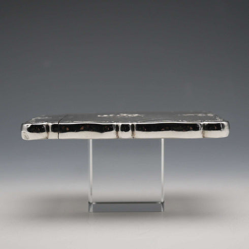 1846 British Antique Sterling Silver Card Case 77g Edward Smith