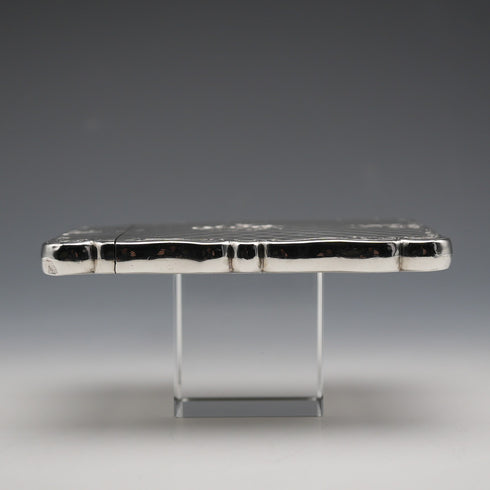 1846 British Antique Sterling Silver Card Case 77g Edward Smith
