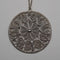 Vintage Sterling Silver Filigree Pendant with Sterling Silver Necklace, total 12.1g