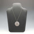 Vintage Sterling Silver Filigree Pendant with Sterling Silver Necklace, total 12.1g