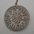 Vintage Sterling Silver Filigree Pendant with Sterling Silver Necklace, total 12.1g