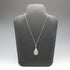 Vintage Sterling Silver & Marcasite Teardrop Pendant with Sterling Silver Necklace, Total 6.1g