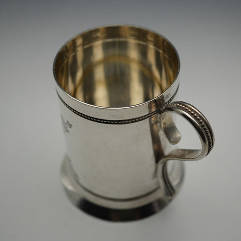 約1906年 英國古董鍍銀洗禮杯 Daniel&Arter