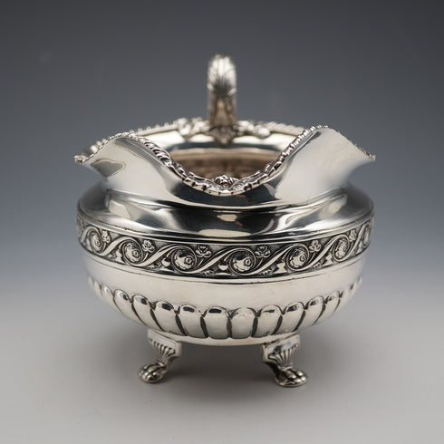 1822年 英國古董 愛爾蘭 純銀壺 247克 James Scott