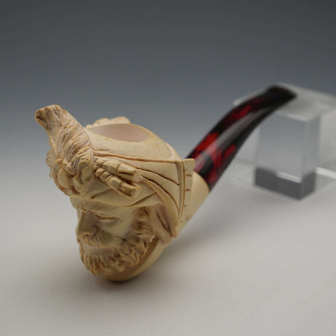 Vintage Turkish Meerschaum Smoking Pipe #2