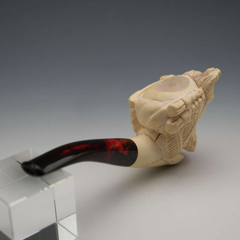 Vintage Turkish Meerschaum Smoking Pipe #2