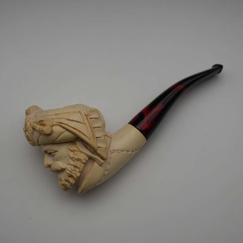 Vintage Turkish Meerschaum Smoking Pipe #2