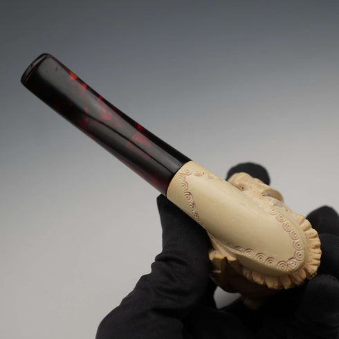 Vintage Turkish Meerschaum Smoking Pipe #2