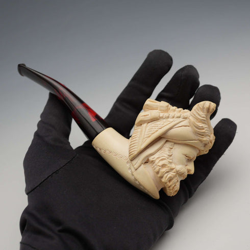Vintage Turkish Meerschaum Smoking Pipe #2
