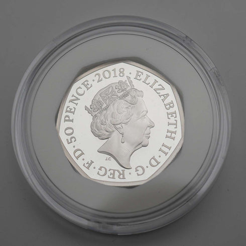 英国 「くまのパディントン バッキンガム宮殿」50ペンス記念銀貨 RoyalMint ケース・説明書付