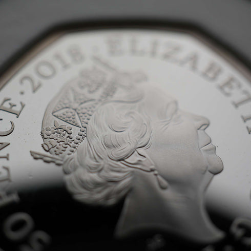 英国 「くまのパディントン バッキンガム宮殿」50ペンス記念銀貨 RoyalMint ケース・説明書付