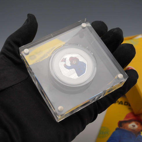 英国 「くまのパディントン バッキンガム宮殿」50ペンス記念銀貨 RoyalMint ケース・説明書付