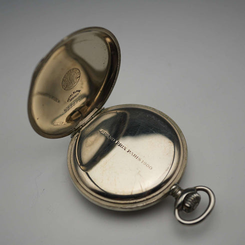 Circa 1929 Switzerland Zenith Pocket Watch Swan Neck Mechanical Open Face Runs Well