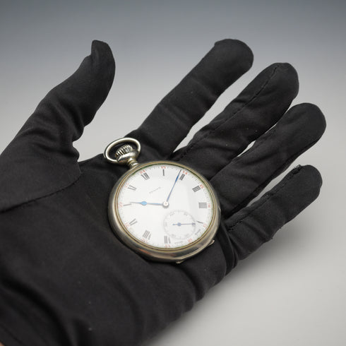 1929年頃 スイス ゼニス 懐中時計 スワンネック機械式 オープンフェース 動作良好