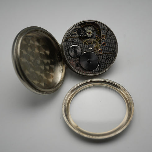 1929年頃 スイス ゼニス 懐中時計 機械式 鉄道時計 合金ケース 動作良好