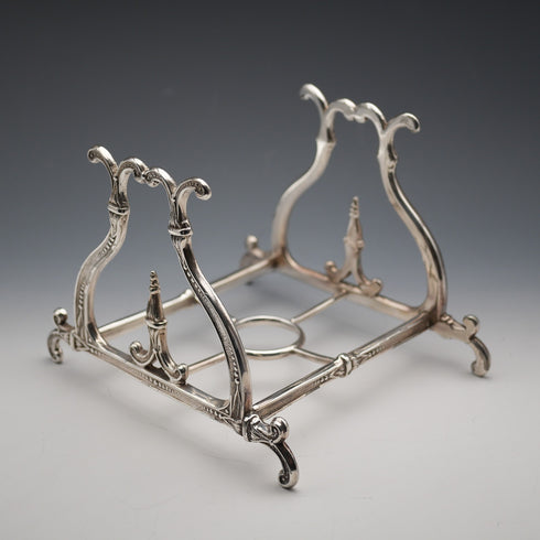 English Antique Silver-plated Tea Kettle Set by Sturges, Bladon and Middleton