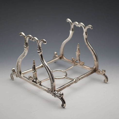 English Antique Silver-plated Tea Kettle Set by Sturges, Bladon and Middleton