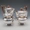 British Vintage Silver-plated Art Deco Style Tea Set by Viners