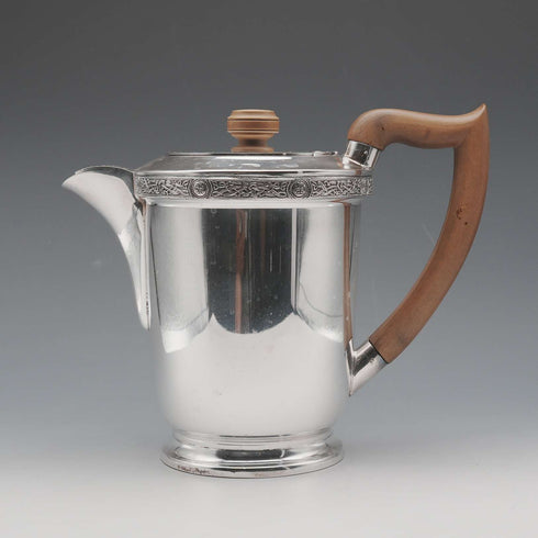 British Vintage Silver-plated Art Deco Style Tea Set by Viners