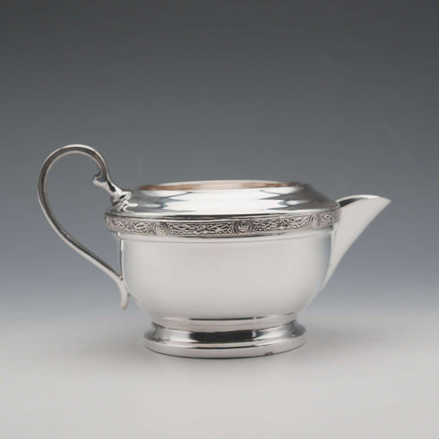 British Vintage Silver-plated Art Deco Style Tea Set by Viners