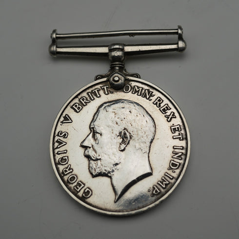 1918年 英国王ジョージ5世 第一次世界大戦終結記念 純銀製メダル 33g
