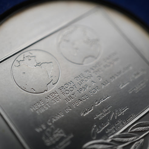 1969年 「アポロ11号 月面着陸」 純銀製 記念メダル 27g Franklin Mint ケース入り