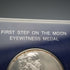 1969 "Apollo 11 Moon Landing" Sterling Silver Commemorative Medal 27g Franklin Mint with Case